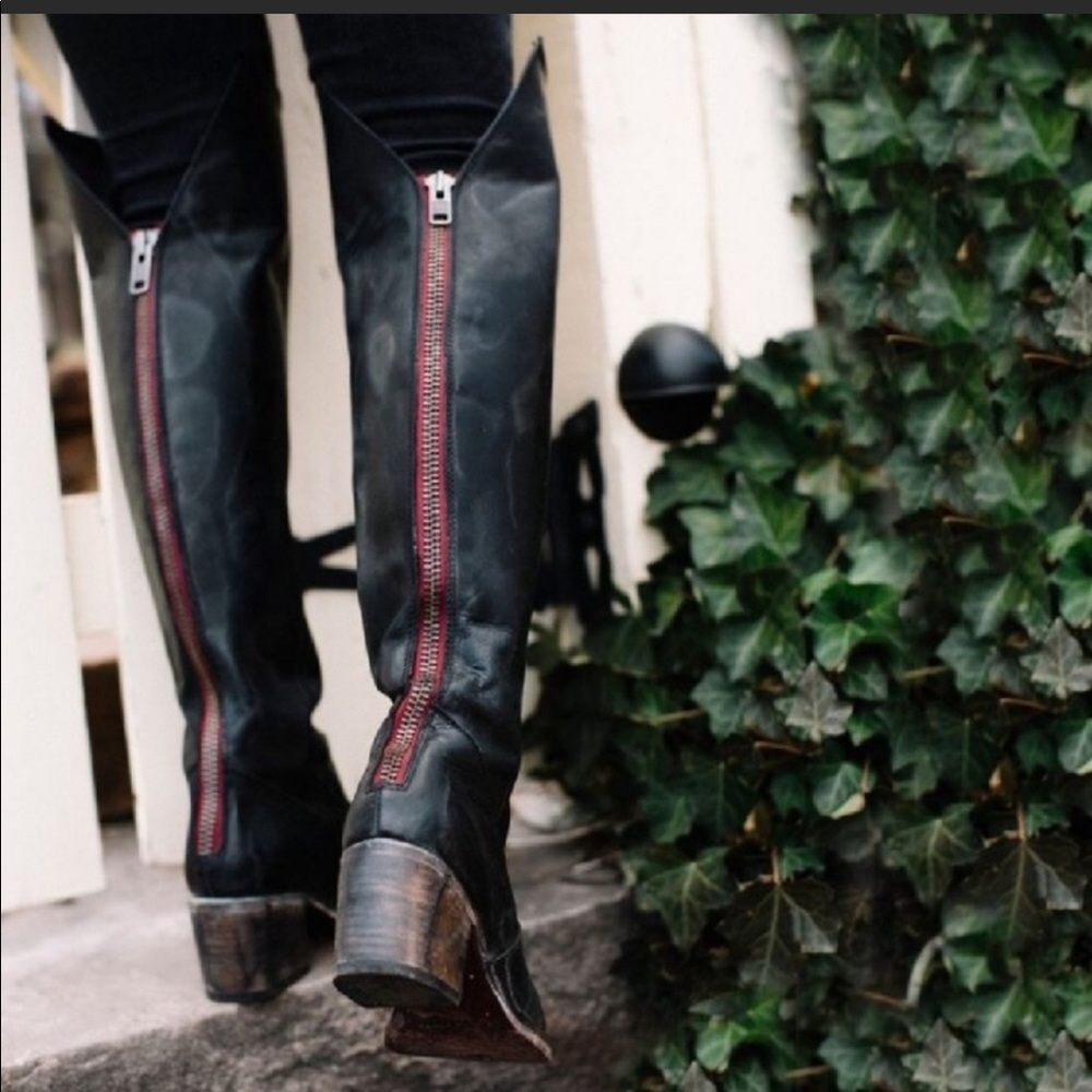 Freebird knee high boots